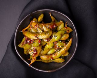 Edamame con Kimchi