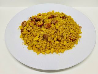 Migas con tropezones