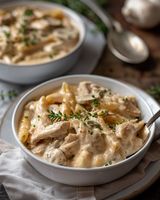 Pâtes Poulet Crème