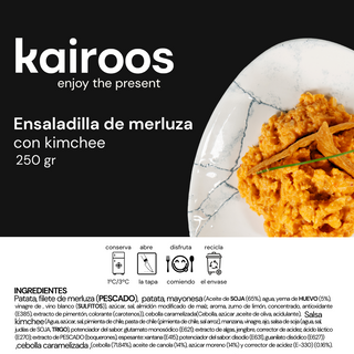 Ensaladilla de merluza y kimchi (250 gr)