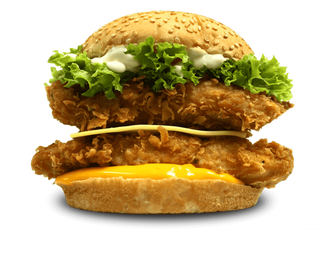 Double Chicken Burger
