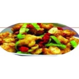 Pollo Rebozado Y Verduras Picante