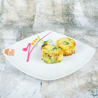 Cartofi gratinați cu broccoli