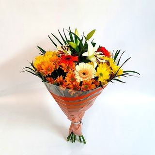 Ramo Natural En Naranja