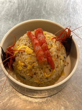 Riso XO con gamberi rossi