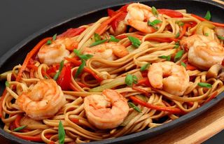 Yaki Soba cu creveți