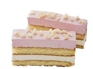 Torta al gusto crema fragola