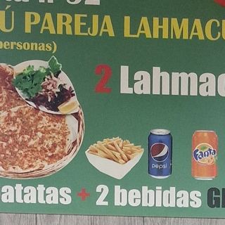 Menú Pareja Lahmacun