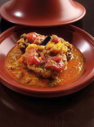 Tajine Agneau aux Oignons et Tomates Makfoul