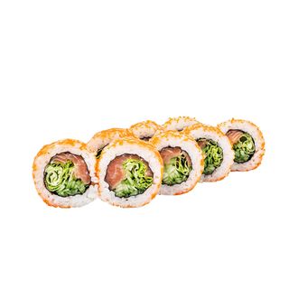 Каліфорнія з лососем в ікрі тобіко