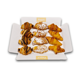 Bandeja Mini Croissants - 12 Uds