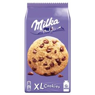 Ciastka Milka z kawałkami czekolady mlecznej. 0.18кг