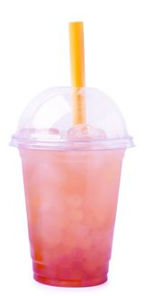 Коктейль Bubble Tea Полуничний Bubble Gum 350мл