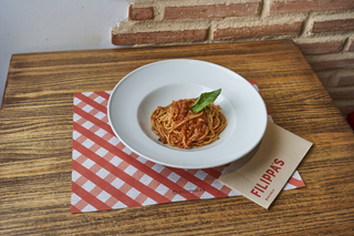 Spaghetti (Sin gluten) alla Bolognese