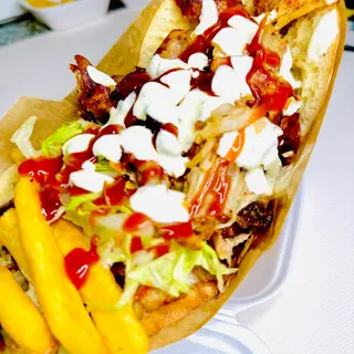 PANINO Carne verdure e Salse [ GRANDE ]