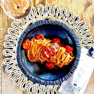 Linguine cu roșii cherry și lobster