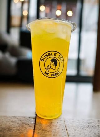Bubble tea con mango (700 ml.)