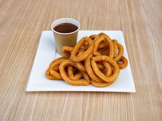 Chocolate Con Ración Calentitos De Papa
