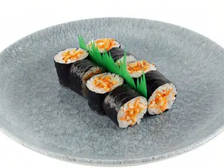 Hosomaki z chrupkami z tempury