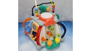 Многофункциональный развивающий бумбокс с музыкальным и световым эффек