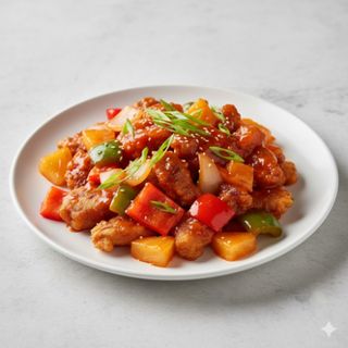 Carne de cerdo agridulce