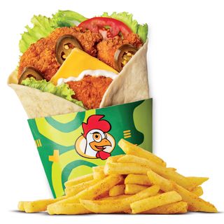 Wrap + Chips - Jalapeno