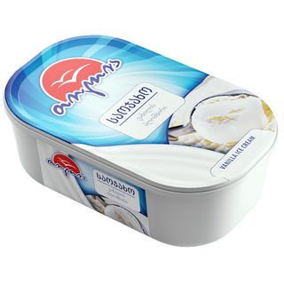 ნაყინი საოჯახო 0.5 კგ ვანილის არომატით