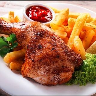 Chicken and chips