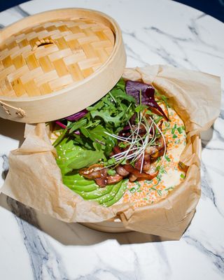 Геранччім з беконом та авокадо  