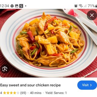 Chicken wok sweet and sour