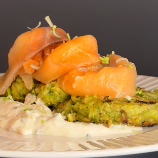 Palačinke od tikvica sa lososom 280 gr