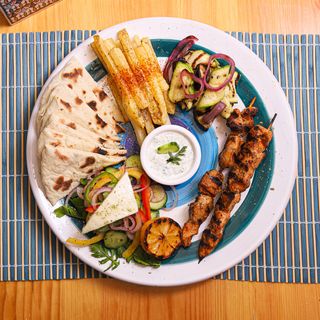 Plat Souvlaki Poulet