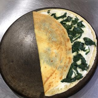 Crepe De Espinaca Y Queso