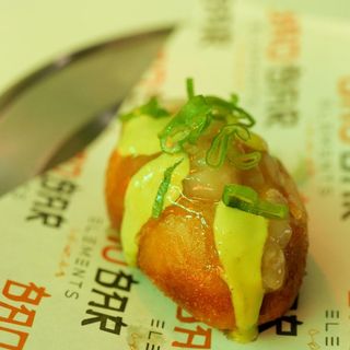 Bao crudo di scampi