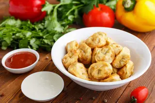 Пельмени жареные (1 пор.)