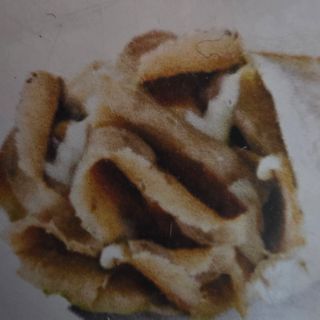 Durum pollo ternera con papas con queso