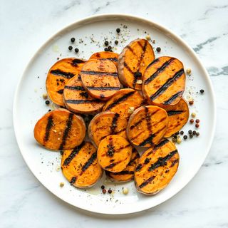 Cartofi dulci pe grill