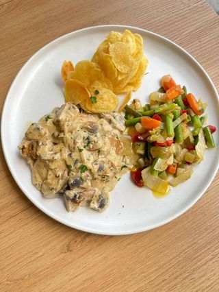 Bifinhos com Cogumelos