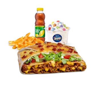 Menú Completo Crunchywrap Deluxe Cheese + Bacon