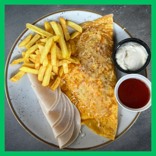 Omlet Sa Pilećim Prsima 400g