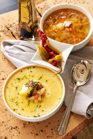 Ciorba taraneasca  de porc 