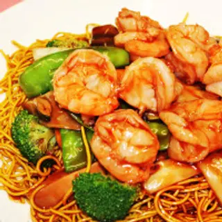 Tallarines Con Gambas
