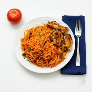 Jollof Spaghetti