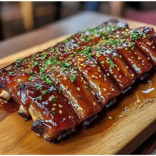 Honey-glazed ribs (½ kg)