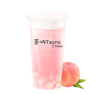 Frullato di pesca con budini e crema