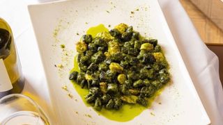 GNOCCHETTI NERI CON POLPO E PISTACCHIO