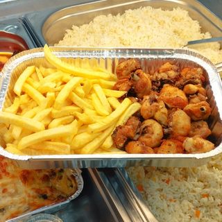 1 Frango Frito com Oferta de 1 Mousse Chocolate