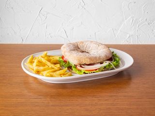 Bocata De Bacon Completo Con Patatas