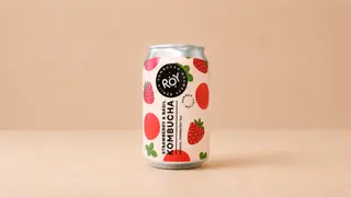 ROY Strawberry & Basil Kombucha BIO
