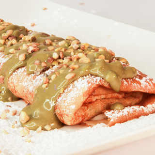 Crepe roll pistacchio